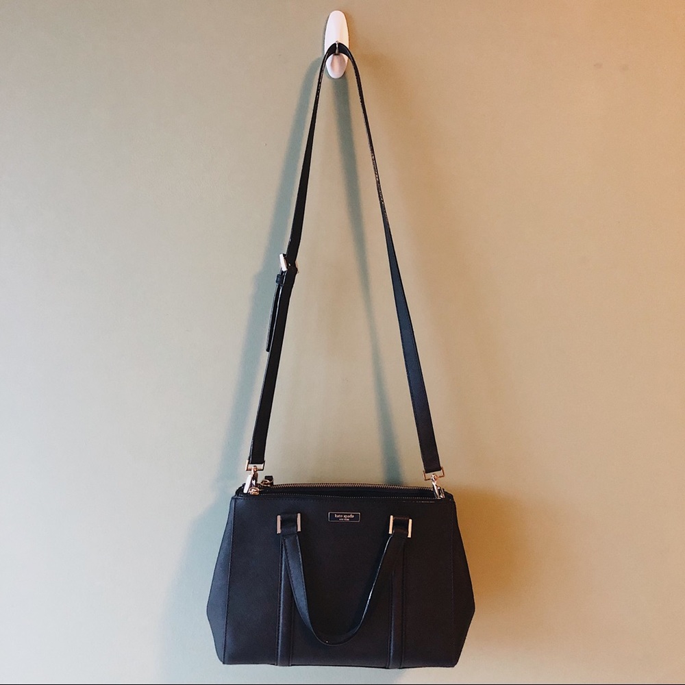 Kate Spade Black Saffiano Bag - Loden
